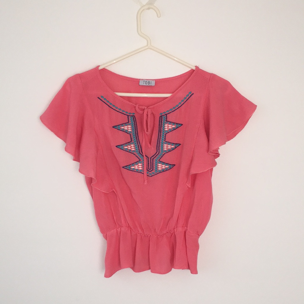 Colorful Blouse From Tobi